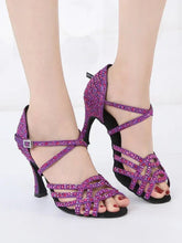 Sandales à Talons Hauts Diamantées pour Femmes